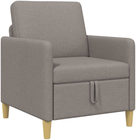 Πολυθρόνα Taupe 72x78x87cm