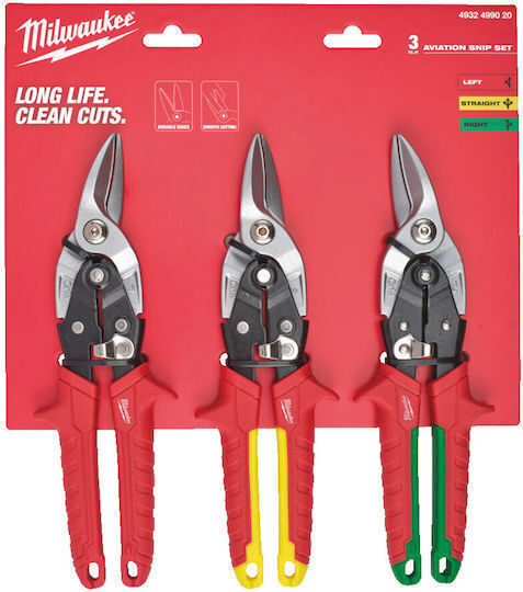 Milwaukee Aviation Snips 3 Pieces