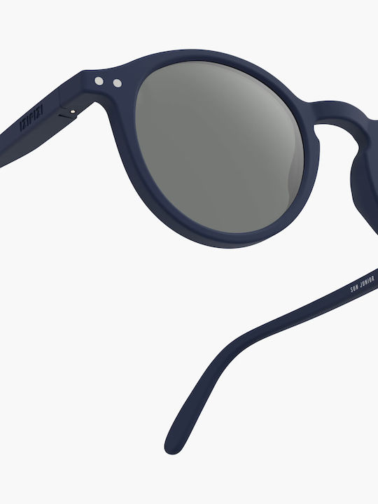 Izipizi #d Στρογγυλά Παιδικά Γυαλιά Ηλίου με Polarized Φακό Μπλε για 7-11 Ετών