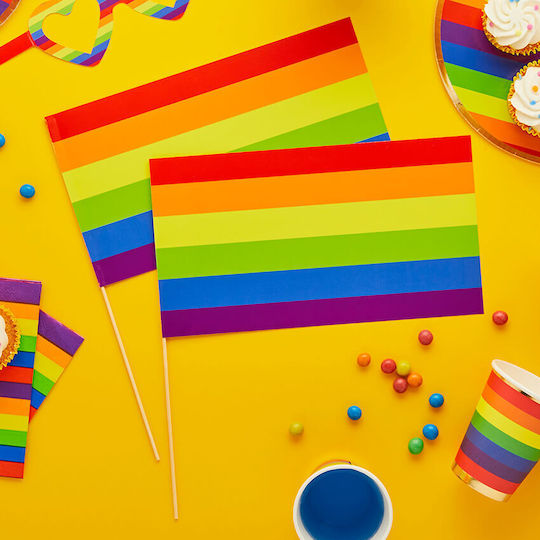 Хартиени Флагове Pride 6 Бройки