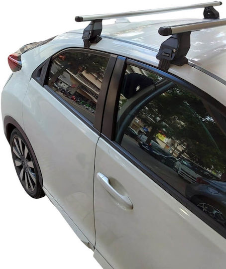 Menabo Aluminum Car Roof Bars for Honda Civic 2011-2015 Set with Roof Rack Legs MP.HCIVIC.11