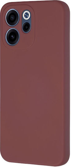 Techsuit Purple Silicone Back Cover (Oppo Reno15 F)
