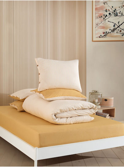 SteweHome Σετ Διπλή 200x220cm Ριγέ