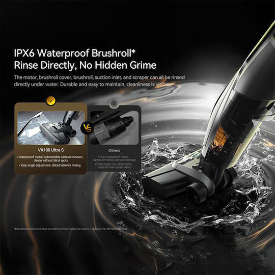 Deerma VX100 Ultra S Rechargeable Stick Vacuum 21.6V Black