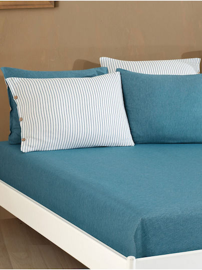 SteweHome Set Huse Pentru Pilote Simplu 160x220cm În Dungi SteweHome Set Huse Pentru Pilote Simplu 160x220cm În Dungi