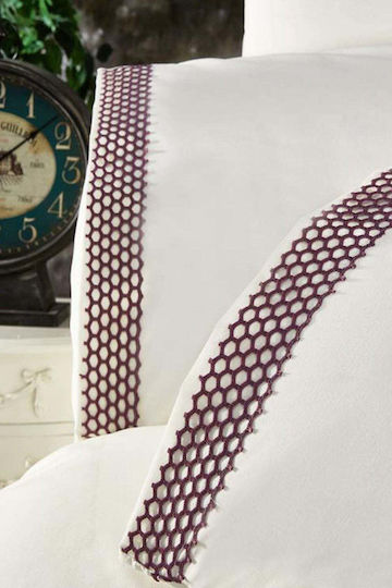 SteweHome Double Set 200x220cm Purple