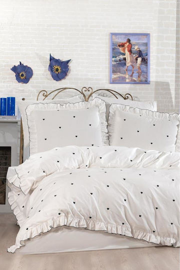 SteweHome Σετ Διπλή 200x220cm Μπλε Σκούρο SteweHome Σετ Διπλή 200x220cm Μπλε Σκούρο