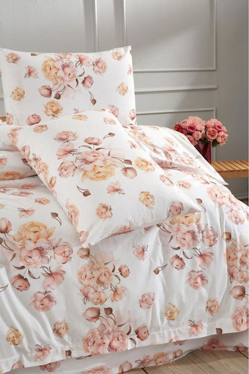 SteweHome Set Huse Pentru Pilote 100% Bumbac 200x220cm Dublu Cu 2 Fețe De Pernă Multicolor