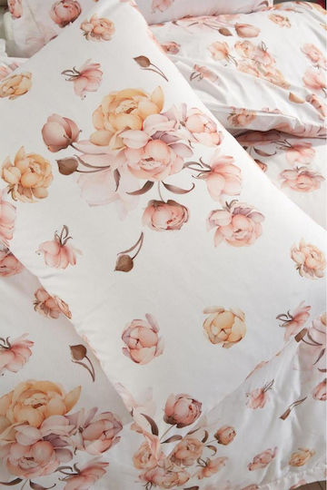 SteweHome Set Huse Pentru Pilote 100% Bumbac 200x220cm Dublu Cu 2 Fețe De Pernă Multicolor