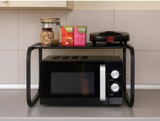 Verk Group Metal Base for Microwave Oven 54x36x35cm Black