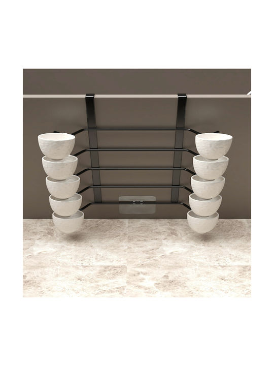 Femmit Metallic Mug Stand 32x23cm Black
