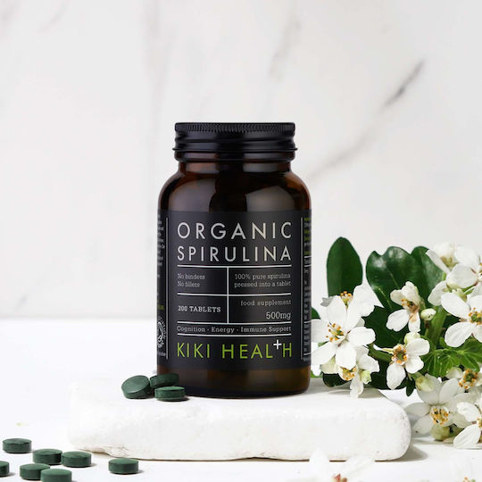 Kiki Health Organic Spirulina 200 ταμπλέτες