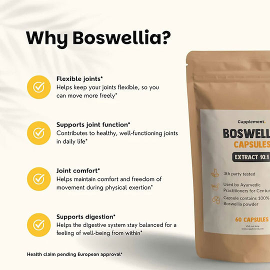 Cupplement Boswellia Extract 500mg 60 caps