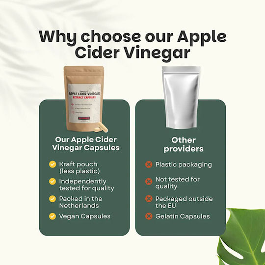 Cupplement Apple Cider Vinegar Extract 500mg 60 κάψουλες