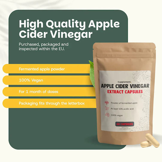 Cupplement Apple Cider Vinegar Extract 500mg 60 κάψουλες