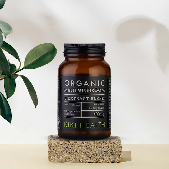 Kiki Health Organic Multi-Mushroom 400mg 60 Vegetable Capsules