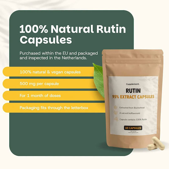 Cupplement Rutin Extract 500mg 60 Capsules