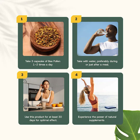 Cupplement Bee Pollen Extract 500mg 60 κάψουλες
