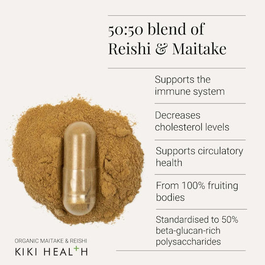 Kiki Health Organic Reishi 400mg 60 φυτικές κάψουλες