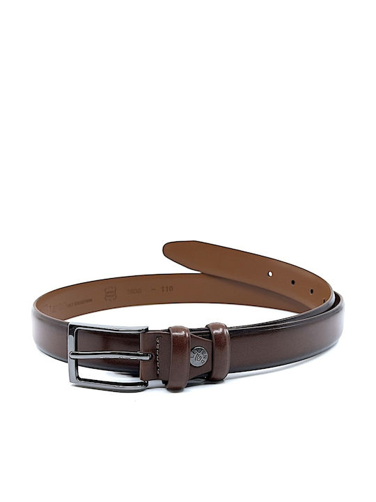 Herren Gürtel Leder Tabac