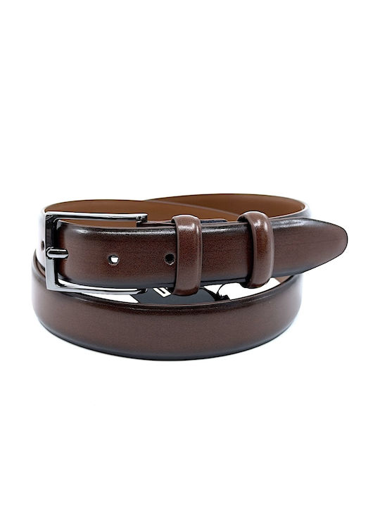 Herren Gürtel Leder Tabac