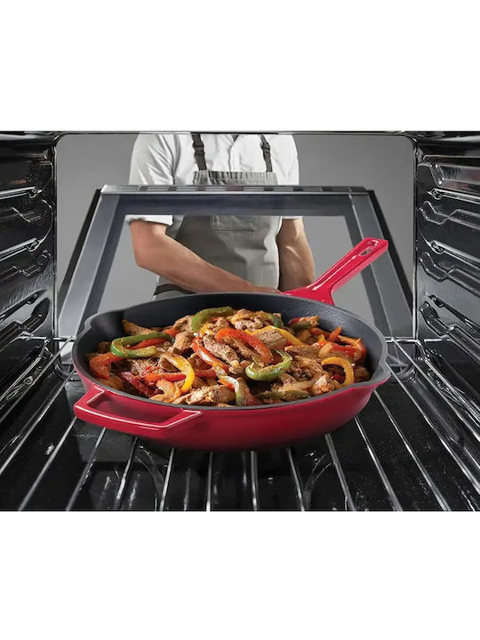 Metaltex Cast Iron Pan with Enamel Interior Coating 30cm