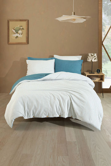 SteweHome Σετ Διπλή 200x220cm Ριγέ