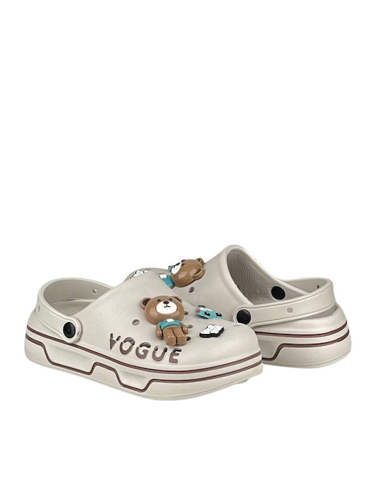 Kids Beach Clogs Gray