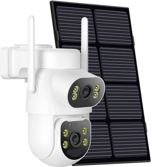 XO CR19 IP Dual Surveillance Camera 4G Full HD+ 4MP Waterproof Battery with Two-Way Communication and 4mm Lens