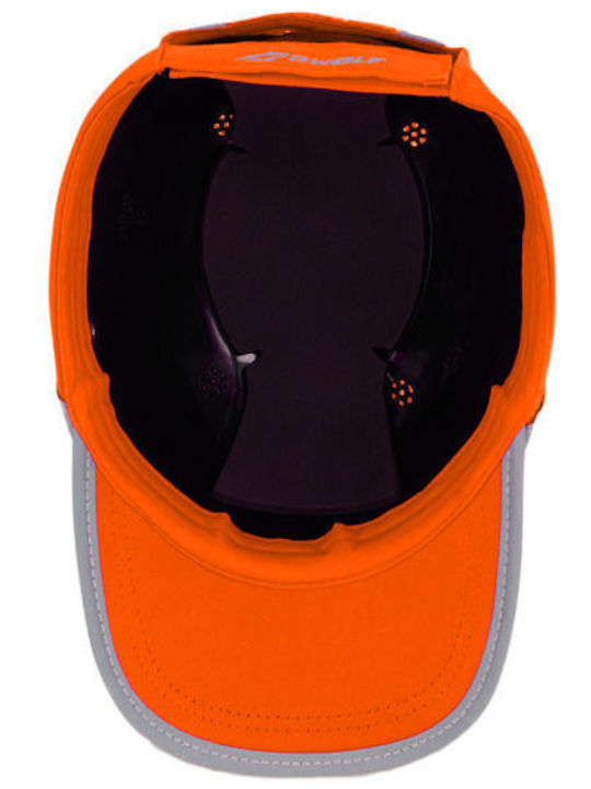 Καπέλο Τζόκευ Ασφαλείας Bwolf Trivor Orange Hv