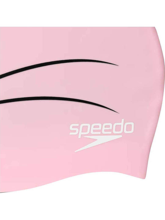 Speedo Silicone Kids Swimming Cap Pink