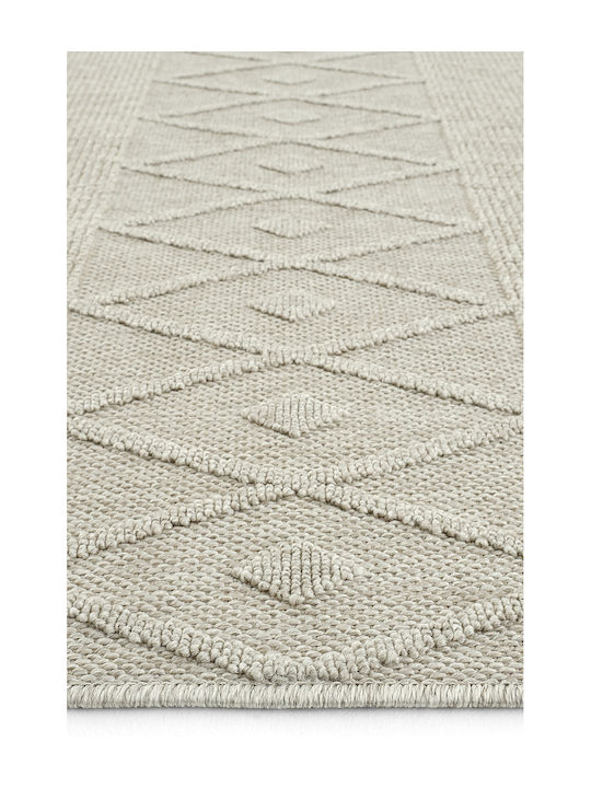 SteweHome Kitchen Mat Runner with Non-Slip Backing Straw 80x250cm