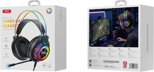 XO GE10 Over Ear Gaming Headset με σύνδεση 3.5mm / USB