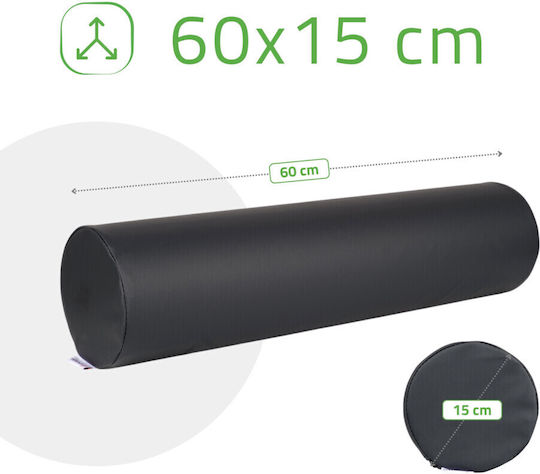 Habys Cylindrical Pillow 15x60x60cm In Black Colour