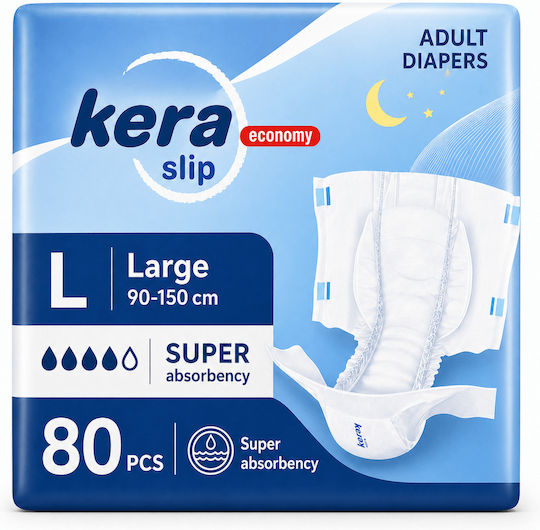 Kera Slip Scutece Pentru Incontinență Mare 80 Bucăți