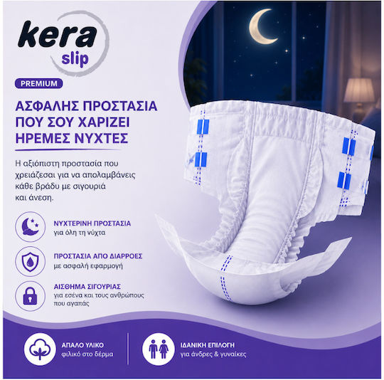 Kera Slip Scutece pentru Incontinență Mare 20 Bucăți