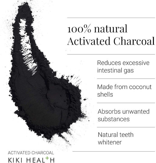 Kiki Health Activated Charcoal Ειδικό Συμπλήρωμα Διατροφής 70gr