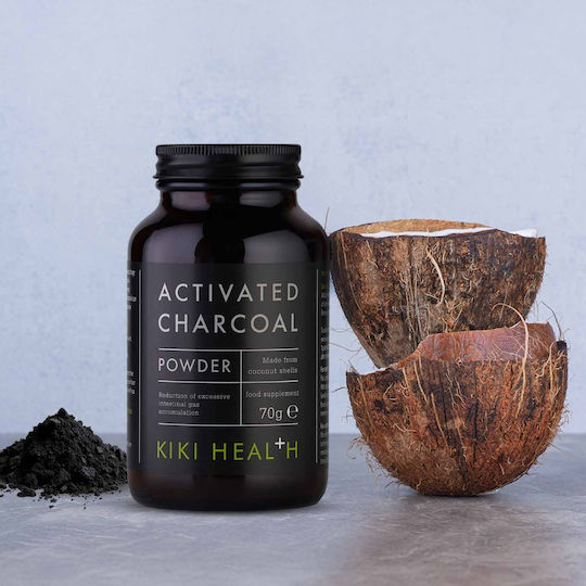 Kiki Health Activated Charcoal Ειδικό Συμπλήρωμα Διατροφής 70gr