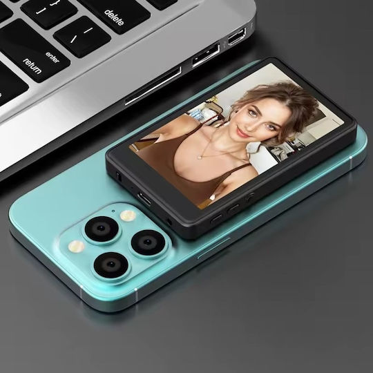 Roza Rs-t2 Магнитен Selfie Екран – Безжичен Бял Магнитен Екран Selfie Iphone & Android Magsafe 3.97" & Дистанционно