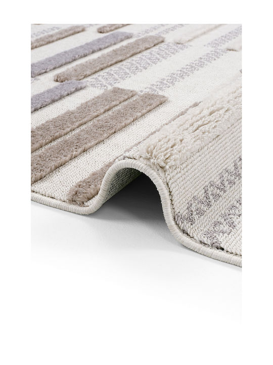SteweHome Rechteckige Küchenmatte mit Rutschfestem Untergrund Skandinavisch 100x150cm