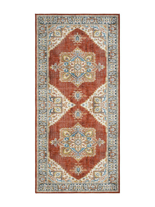 SteweHome Rectangular Kitchen Mat Red 95x200cm