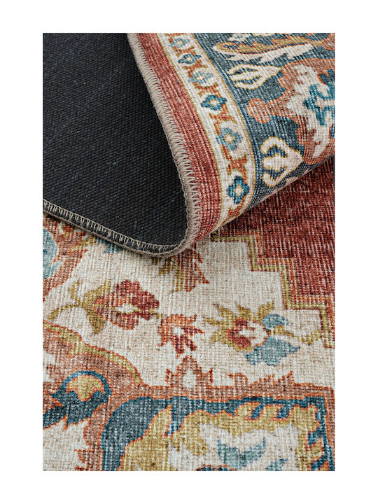 SteweHome Rectangular Kitchen Mat Red 95x200cm