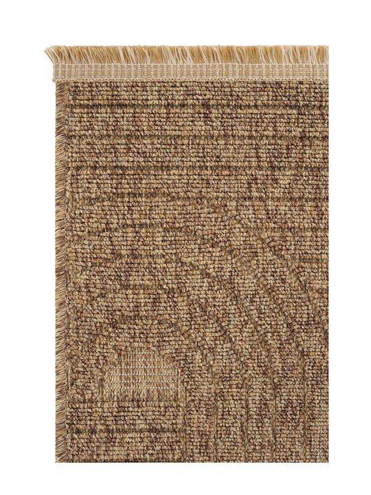 SteweHome Rechteckige Küchenmatte mit Rutschfestem Untergrund Braune 100x300cm