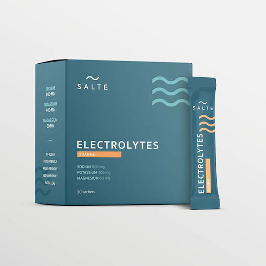 Salte Electrolytes Πορτοκάλι 30 φακελίσκοι