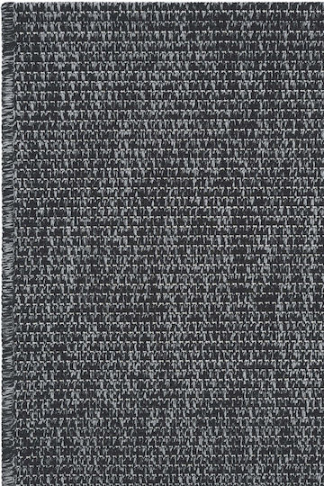 SteweHome Küchenmatte Läufer mit Rutschfestem Untergrund Schwarz 80x150cm