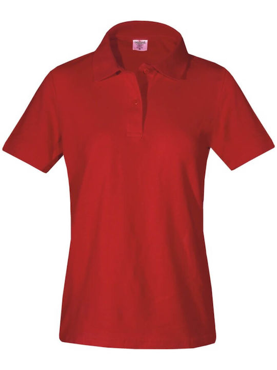 Kprime Women's Promotional Short Sleeve T-Shirt In Red Colour