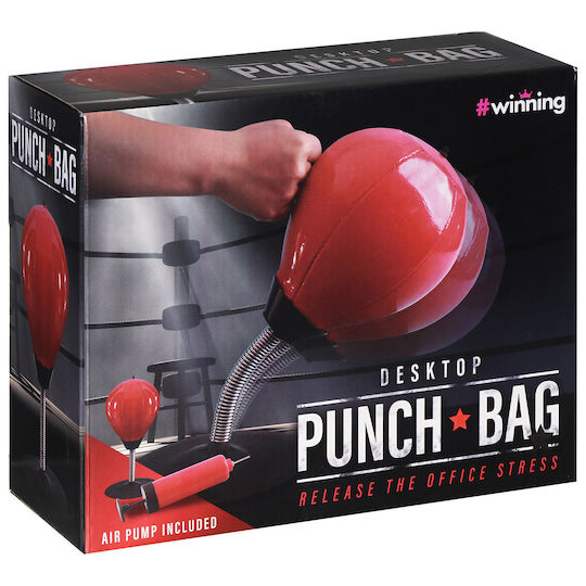Winning Desktop Punching Bag Sac De Box Pentru Birou Roșu