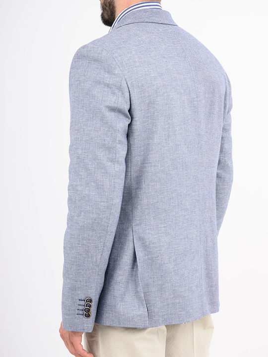 Sommer Herrenanzugsjacke Blau