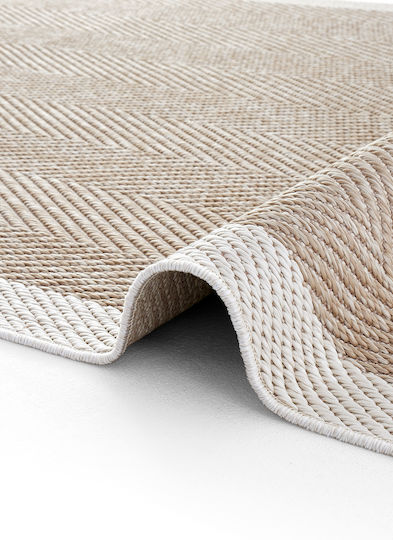 SteweHome Kitchen Runner Mat with Non-Slip Backing Beige 80x150cm