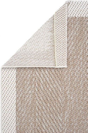SteweHome Kitchen Runner Mat with Non-Slip Backing Beige 80x150cm